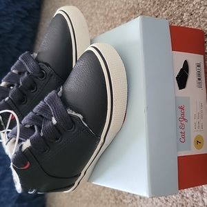 Toddler Boys Cat & Jack Navy Blue Shoes Sz 7